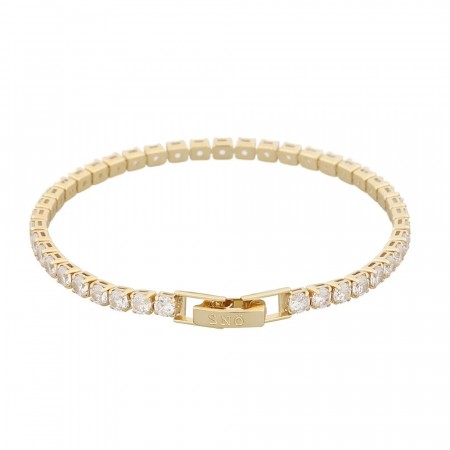 SNÖ London stone bracelet gold/clear