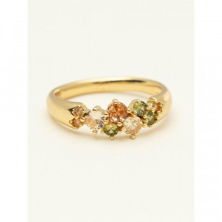 YLVA LI Meadow ring - Peridot