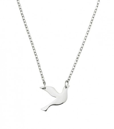 Dove necklace small steel