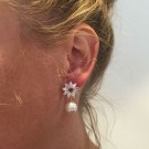 Daisy pearl earrings thumbnail