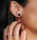Lily and Rose Emily earrings Jet thumbnail