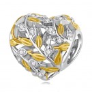 JBX charm Twinkeling heart silver thumbnail