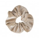 JBX velour scrunchie light beige thumbnail