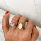 Lily and Rose Astrid oval ring sugar lemon thumbnail