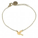 Dove bracelet gold thumbnail