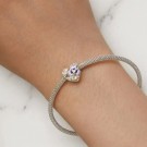 Purple Heart - JBX Charm/anheng i sølv thumbnail