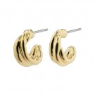 PILGRIM JONNA TWIRL HUGGIE HOOP EARRINGS thumbnail