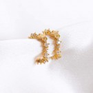 Petite Capella earrings crystal/gold thumbnail