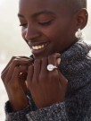 Edblad Redondo Sparkle Ring Rhodium thumbnail