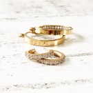 Monaco earrings small gold thumbnail