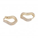 Snö of Sweden Essential Curve earrings gold thumbnail