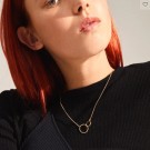 Pilgrim HARPER resirkulert halskjede gullbelagt thumbnail