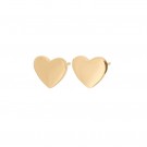 EDBLAD PURE HEART STUDS GOLD thumbnail