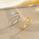 AVI Jewels Bloom ring silver thumbnail