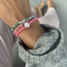 Armbånd Cotton candy pink mix thumbnail