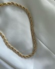 SNÖ Exibit big gold necklace 45 cm thumbnail