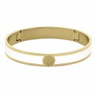 Dyrberg/Kern Pennika bangle hvit/gull thumbnail