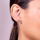 Petite Antoinette Bow earrings gold thumbnail