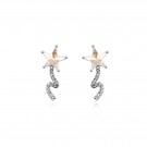 Shooting star earrings champagne thumbnail