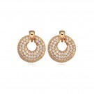 Fancy pancy gold earrings thumbnail