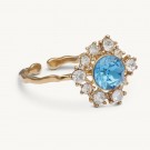 Lily and Rose Emily ring - Ice blue thumbnail