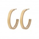 Monaco earrings small gold thumbnail