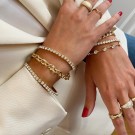 SNÖ Vivid Anna ring gold thumbnail