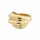 Pilgrim Courageous twirl deco ring goldplated thumbnail