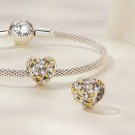JBX charm Twinkeling heart silver thumbnail