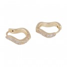 Snö of Sweden Essential Curve small earrings gold thumbnail