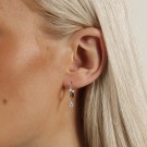 Snö of Sweden Camille Drop Earrings Gold/Clear thumbnail