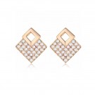 FLASHBACK EARRINGS GOLD/CLEAR thumbnail
