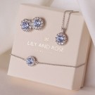 Lily and Rose Sofia necklace light sapphire thumbnail