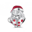 JBX charm Santa Dog silver thumbnail