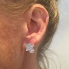 Hamsa hand earrings silver edition thumbnail