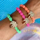 byEloise green palm hårstrikk/armbånd thumbnail