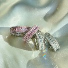 AVI Jewels Vanessa ring clear/silver thumbnail