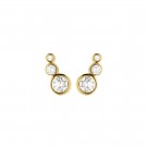 Dyrberg/Kern Lini gold earrings thumbnail