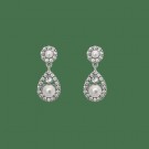 PETITE SOFIA PEARL ØRERINGER – CRYSTAL (Sølv) thumbnail