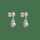 PETITE SOFIA PEARL ØRERINGER – CRYSTAL (Sølv) thumbnail