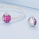 Pink diamond- JBX charm/anheng i sølv og zirconia thumbnail