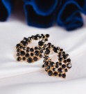 Lily and Rose Alice earrings Jet thumbnail