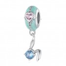 The Rabbit -charm i 925 sterling sølv håndlaget  thumbnail