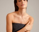 Pilgrim HEAT resirkulert krystall panserkjede armbånd gullbelagt thumbnail