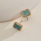 AVI Jewels Como earrings blue/gold thumbnail