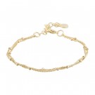 Snö of Sweden Amsterdam double chain bracelet gold thumbnail