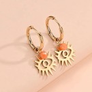 Eye hoop earrings Soleil  thumbnail