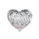 Always in my heart- JBX charm i sølv thumbnail