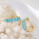 AVI Jewels Breeze earrings turquise thumbnail
