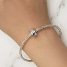 JBX CHARM STJERNESTØV SILVER CRYSTAL PÅ ARMBÅND thumbnail